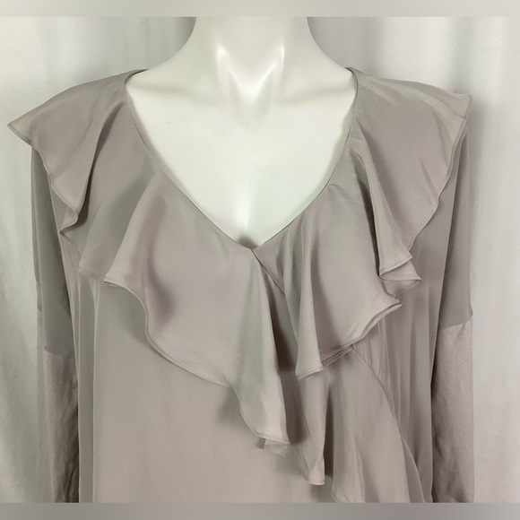 Mela Purdie - silk ruffled blouse - Picture 3 of 6